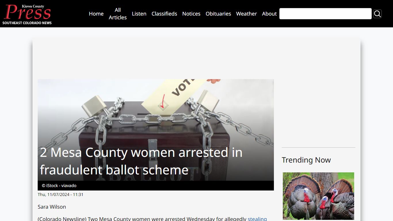 2 Mesa County women arrested in fraudulent ballot scheme